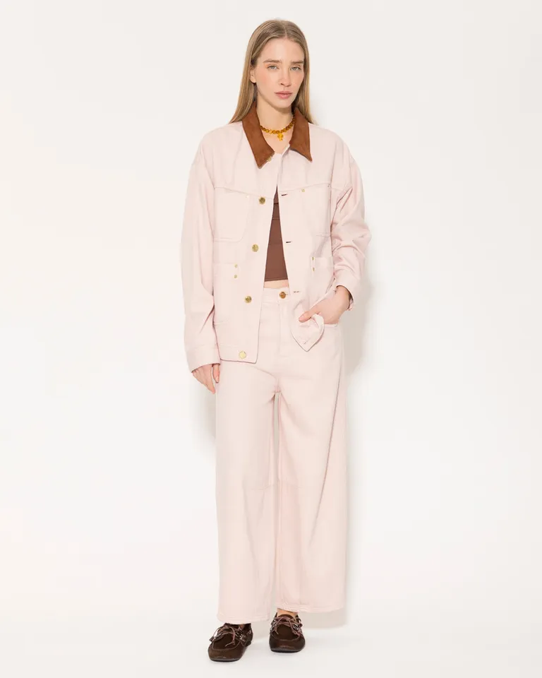 Chaqueta Skyler de Algodón con Detalles Metálicos Dorados para Mujer de Jazmin Chebar en Chaquetas para argentina