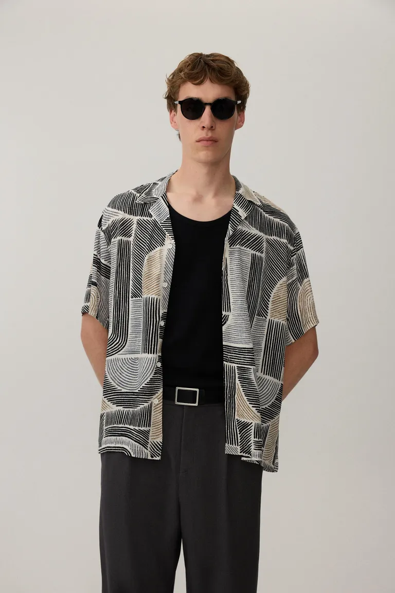 Camisa estilo resort estampada de Lefties en Camisas para argentina