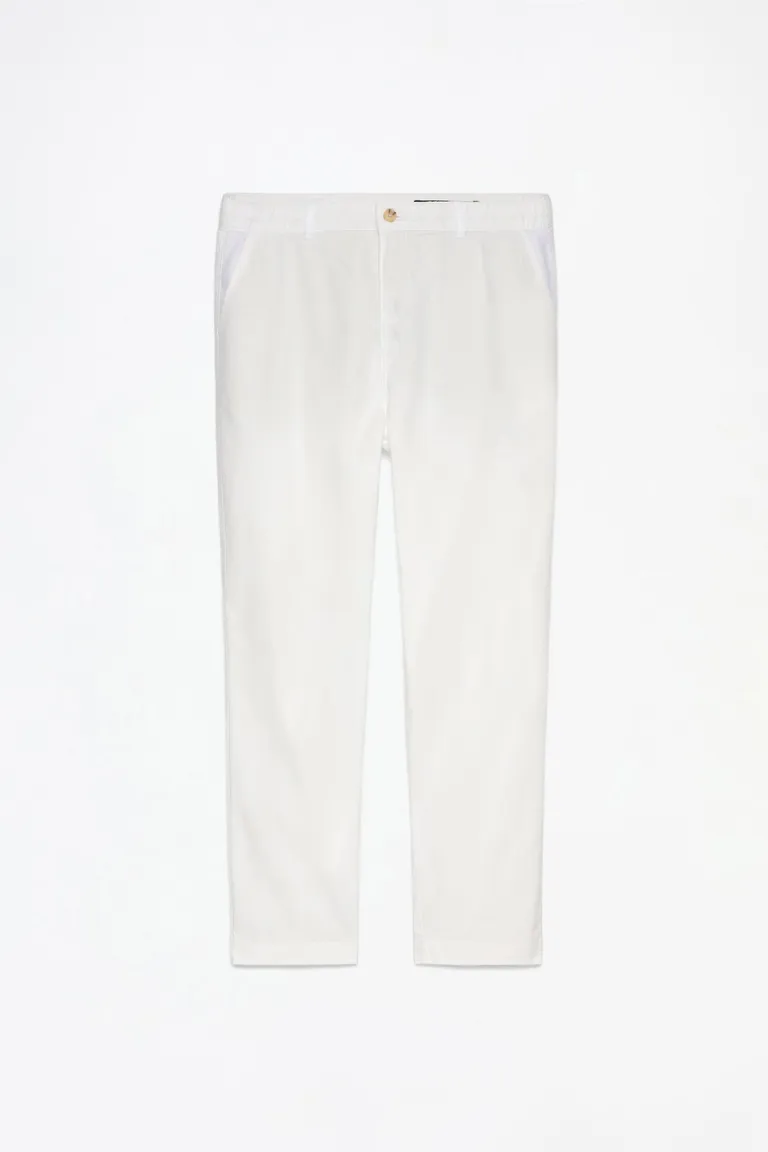 Pantalón chino algodón lino de Lefties en Pantalones para argentina