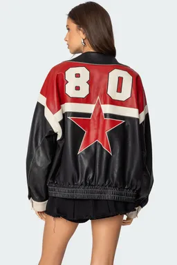 Campera cuero sintético north star de Edikted en Chaquetas para argentina