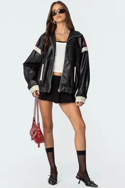 Campera cuero sintético north star de Edikted en Chaquetas para argentina
