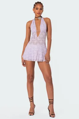 Mini vestido encaje danna de Edikted en Vestidos para argentina