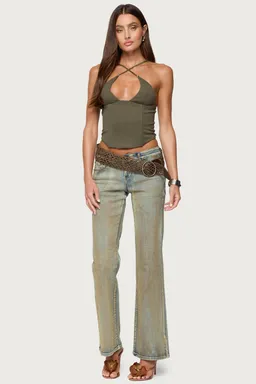Lou corset cuentas cruzado de Edikted en Tops para argentina