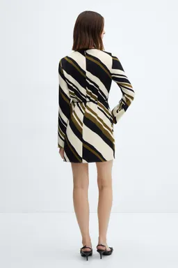 Vestido rayas con cinturón de Mango en Vestidos para argentina