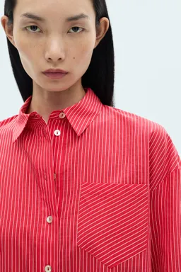 Camisa algodón rayas de Mango en Camisas para argentina