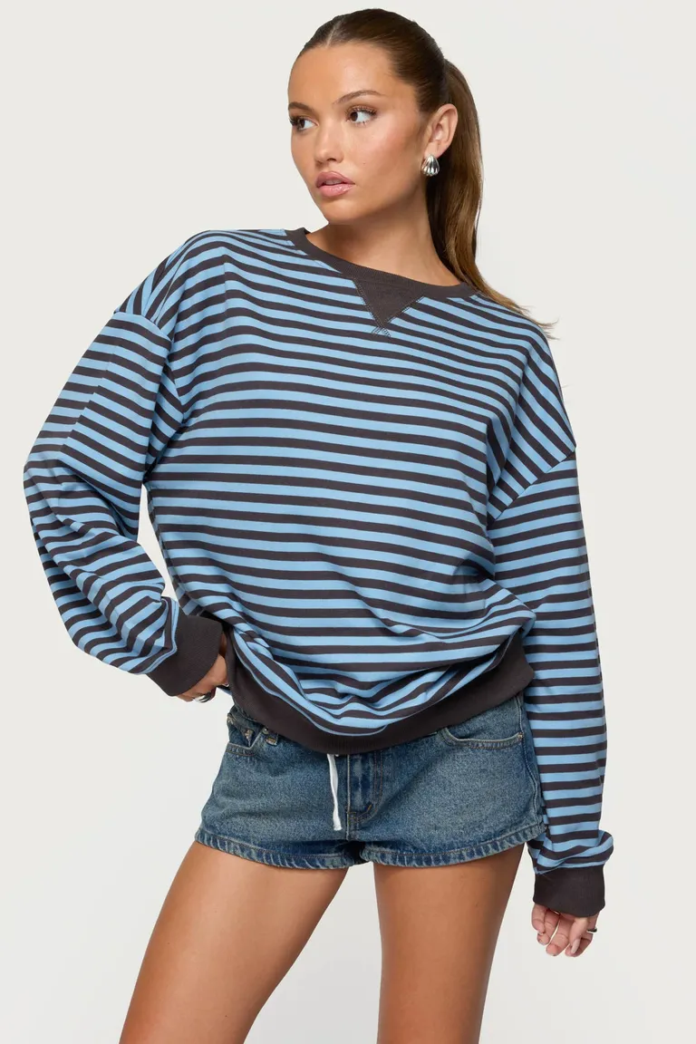 Sweatshirt rayas onda de Edikted en Buzos y Sweaters para argentina