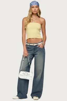 Top strapless fruncido emmet de Edikted en Tops para argentina