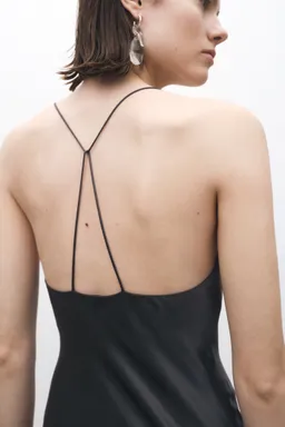 Vestido seda escote drapeado de Mango en Vestidos para argentina