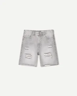 Bermuda denim con roturas de Bershka en Bermudas y Shorts para argentina