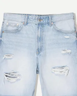 Bermuda denim con roturas de Bershka en Bermudas y Shorts para argentina