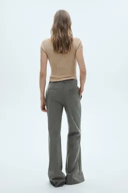 Remera canalé cuello perkins de Mango en Buzos y Sweaters para argentina