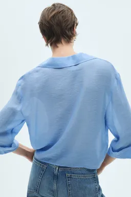 Blusa manga acampanada con lazo de Mango en Blusas para argentina