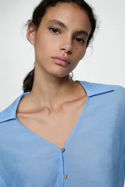 Blusa manga acampanada con lazo de Mango en Blusas para argentina