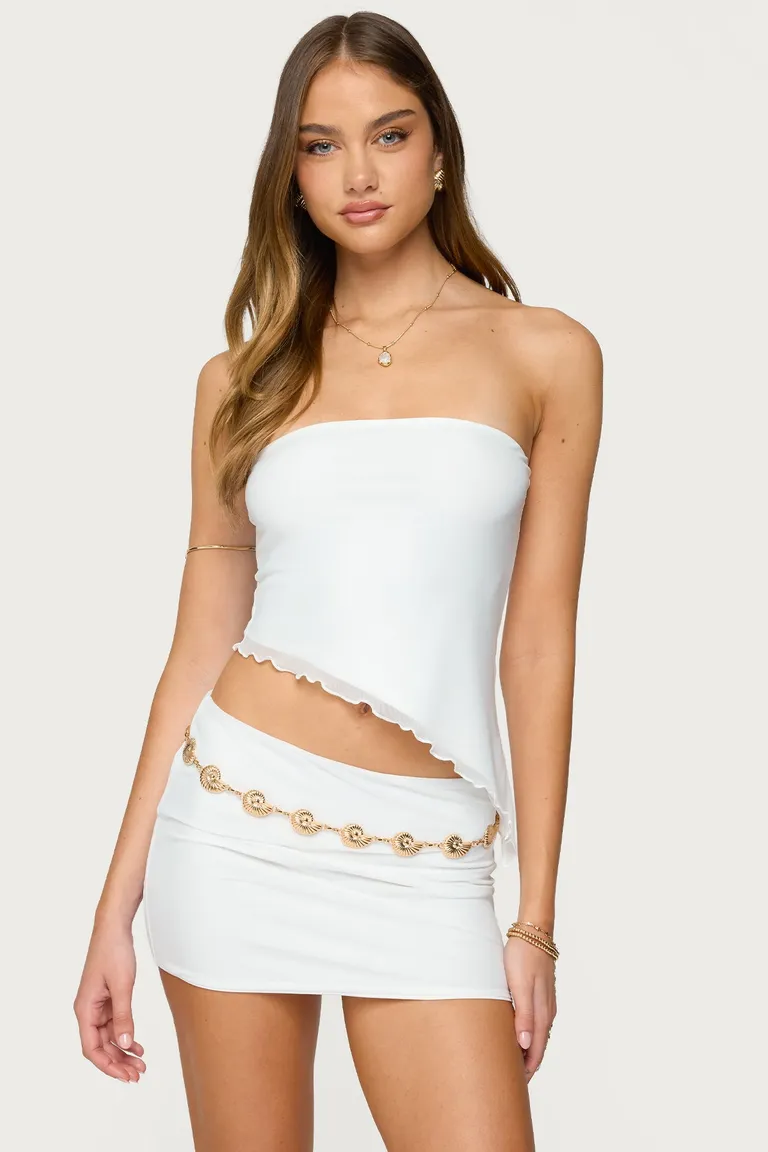 Top asimétrico mesh vivi de Edikted en Tops para argentina