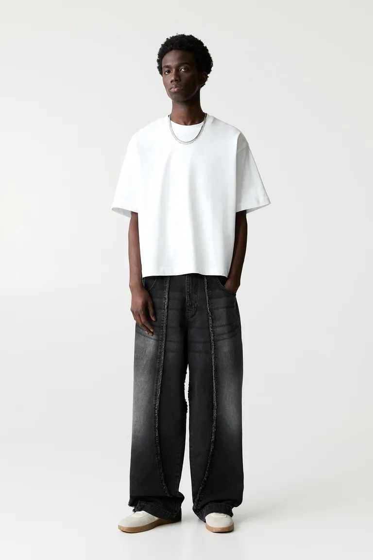 Jeans baggy flecos de Pull&Bear en Pantalones para argentina