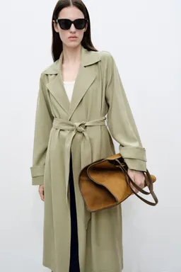 Trench suave con cinturón de Mango en Chaquetas para argentina