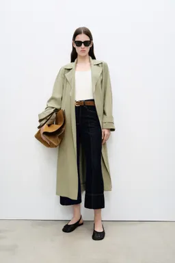 Trench suave con cinturón de Mango en Chaquetas para argentina