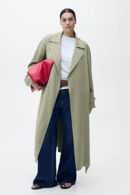 Trench suave con cinturón de Mango en Chaquetas para argentina