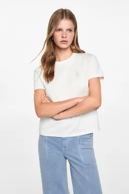 Camiseta estampada algodón de Mango Teen en Remeras para argentina