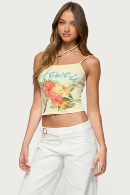 Musculosa hawaii babe de Edikted en Tops para argentina