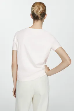 Camiseta algodón estampada de Mango en Remeras para argentina