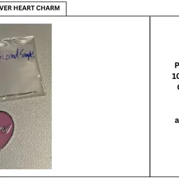Dije corazón enamorado para collar de Edikted en Bijouterie para argentina