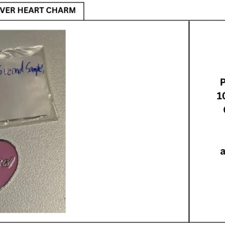 Dije corazón enamorado para collar de Edikted en Bijouterie para argentina