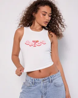 Top tirantes margarita bohemio verano de Musera en Tops para argentina