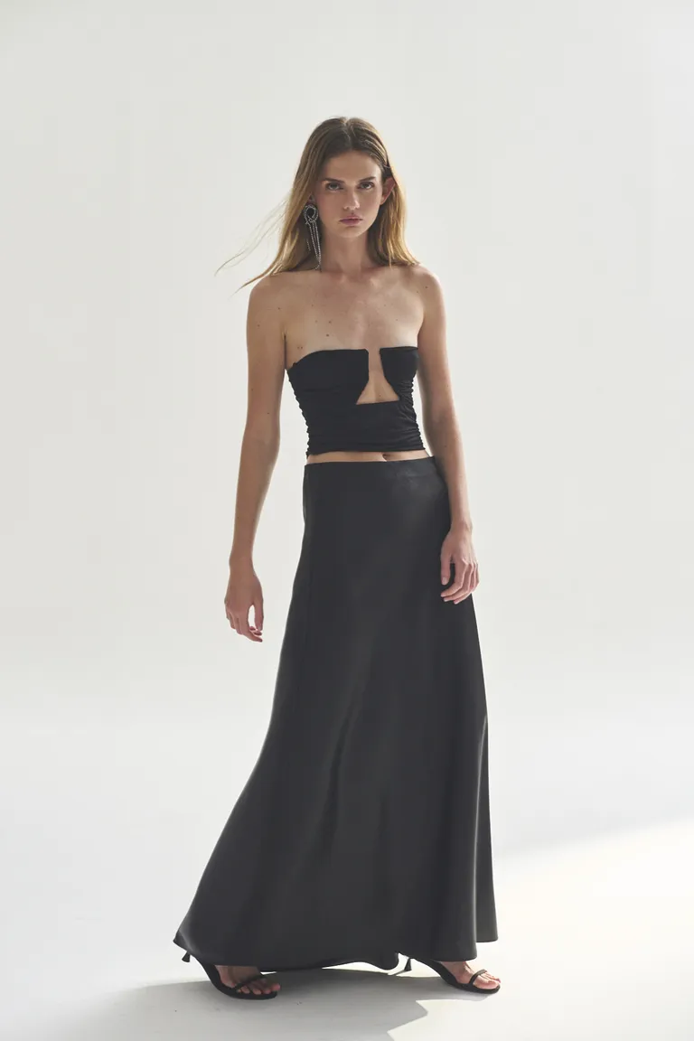 Top sin tirantes de diseño elegante para mujer de Akiabara en Tops para argentina