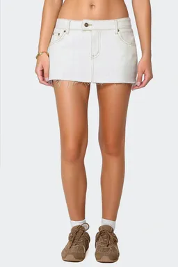 Mini faldapantalón denim lazo de Edikted en Shorts para argentina
