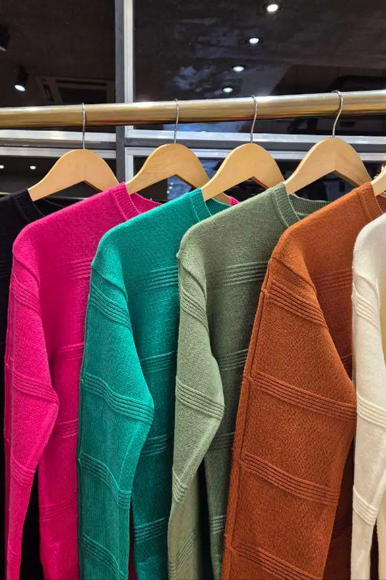 Suéter Trenzado Rayado de Hesed en Buzos y Sweaters para argentina