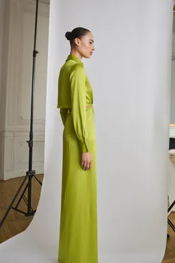 Vestido camisero drapeado aberturas de Mango en Vestidos para argentina