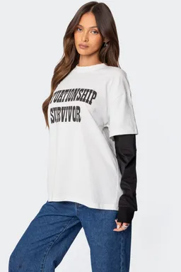Remera oversize situationship de Edikted en Remeras para argentina