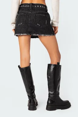 Mini falda denim scarlett de Edikted en Faldas para argentina