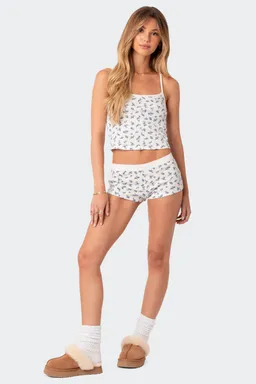 Musculosa waffle pamper de Edikted en Tops para argentina