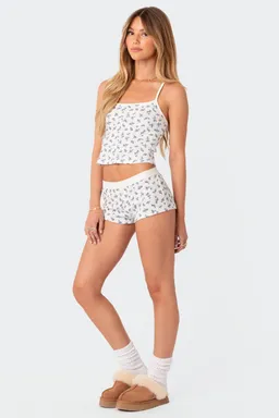 Musculosa waffle pamper de Edikted en Tops para argentina