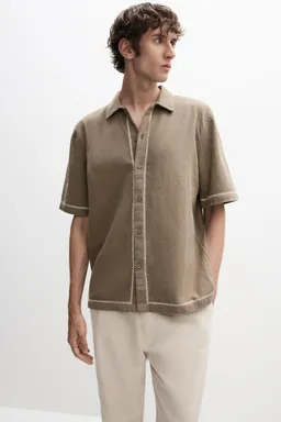 Camisa estructura crepe de Lefties en Camisas para argentina
