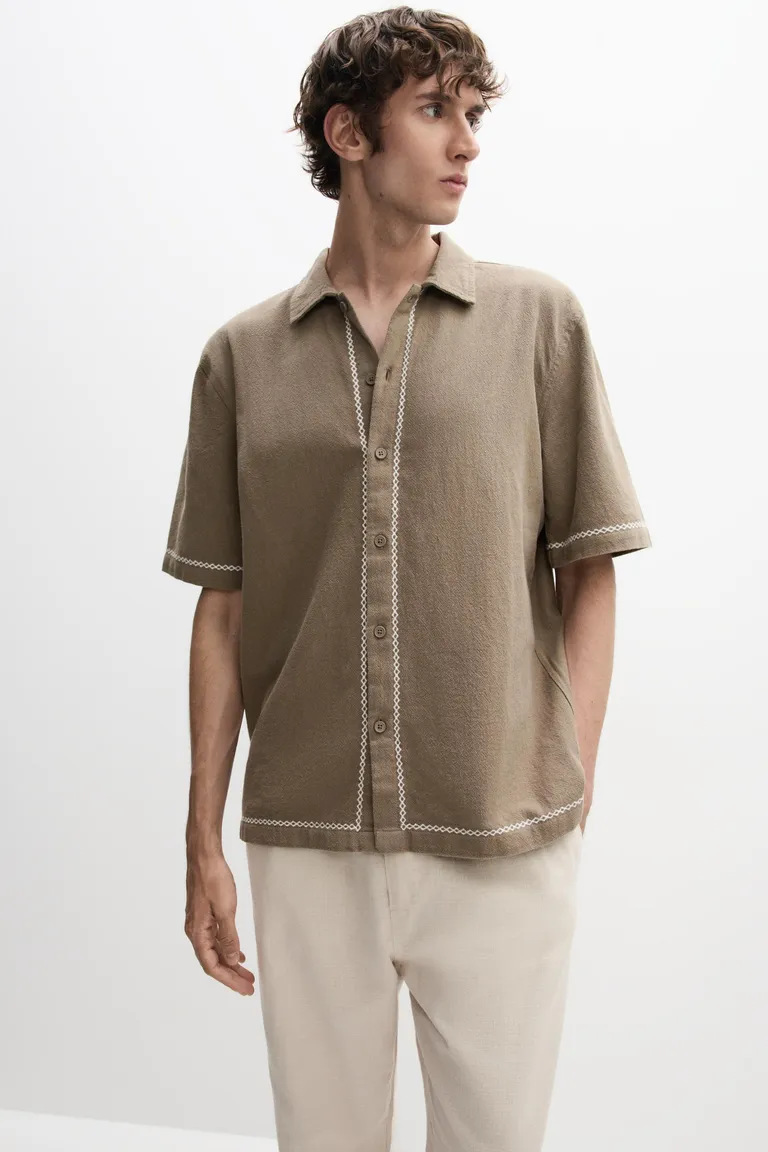 Camisa estructura crepe de Lefties en Camisas para argentina