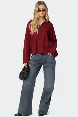 Sweater oversize con cierre de Edikted en Buzos y Sweaters para argentina