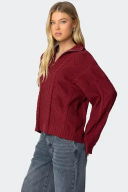 Sweater oversize con cierre de Edikted en Buzos y Sweaters para argentina