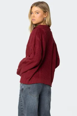 Sweater oversize con cierre de Edikted en Buzos y Sweaters para argentina