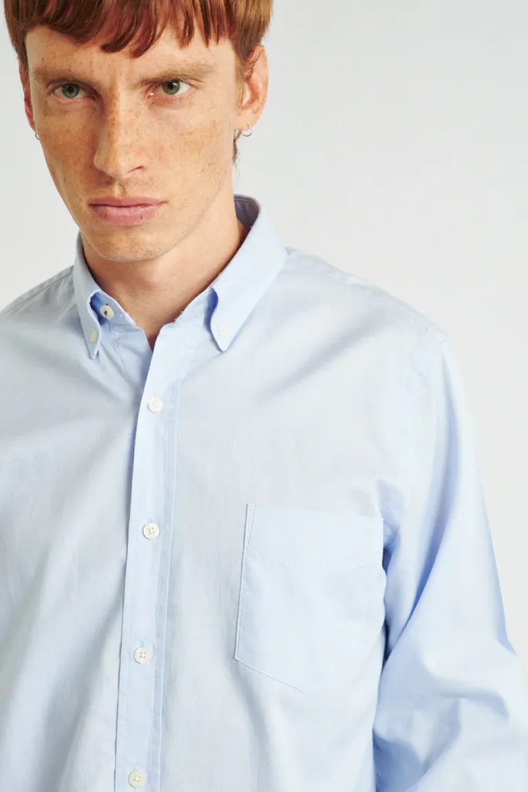 Camisa de manga larga con cuello button down y bolsillo frontal para hombre de Bensimon en Camisas para argentina