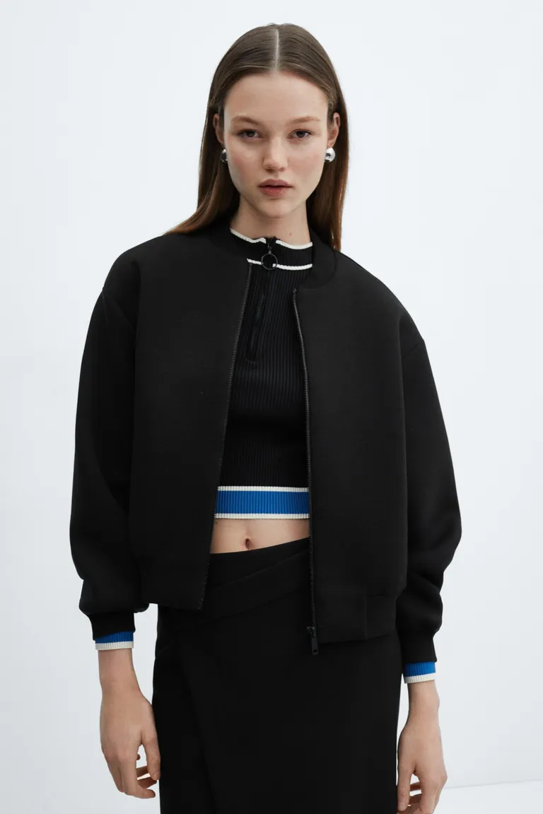 Chaqueta bomber cremallera de Mango en Chaquetas para argentina