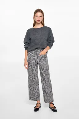 Pantalón cebra culotte de Mango Teen en Pantalones para argentina