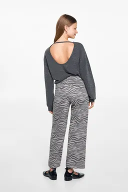 Pantalón cebra culotte de Mango Teen en Pantalones para argentina