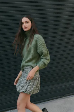 Falda globo estampada floral de Mango Teen en Faldas para argentina