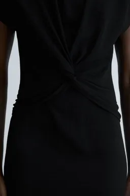 Vestido midi con nudo de Mango en Vestidos para argentina