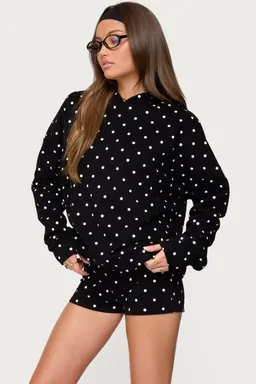 Buzo chelsie lunares con capucha de Edikted en Buzos y Sweaters para argentina
