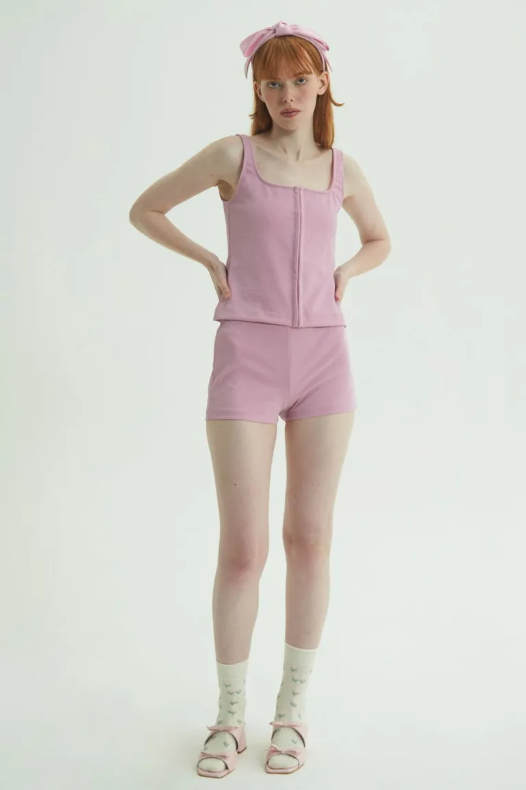 Shorts Cortos Elastizados con Lurex - Diseño Ajustado y Elegante de Las Pepas en Shorts para argentina