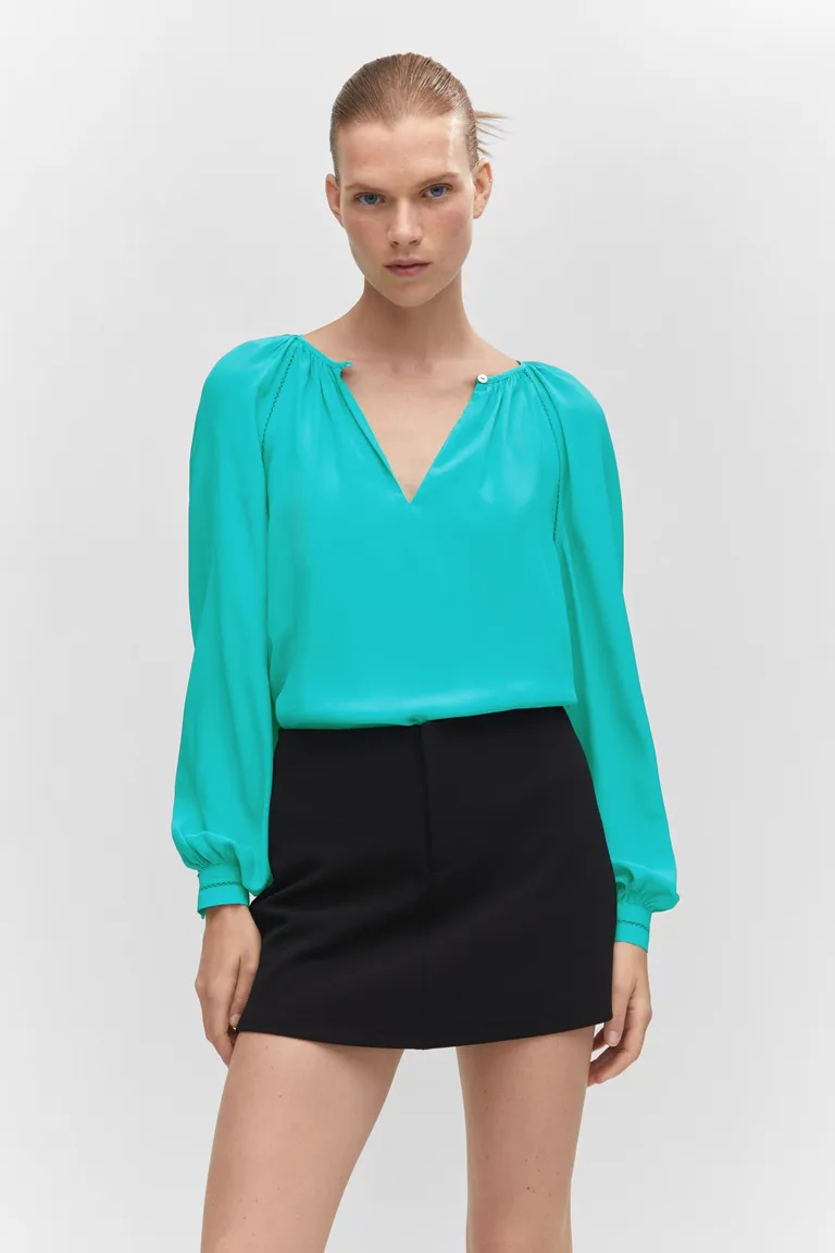 Blusa manga raglán de Mango en Blusas para argentina